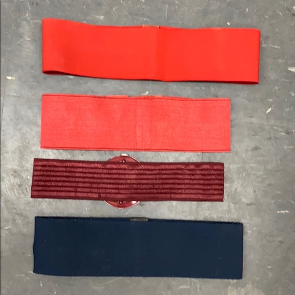 Set of 4 Vintage Belts